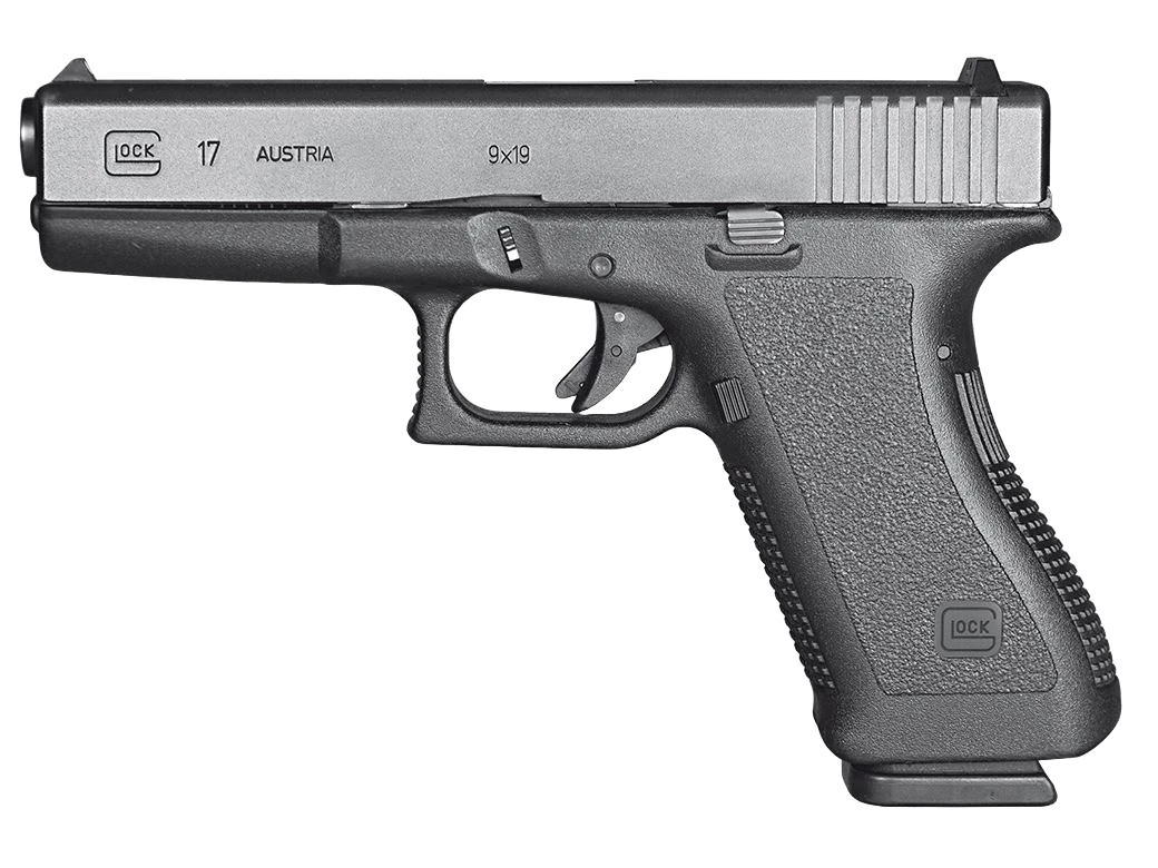 Glock 17 Gen 2 handgun with a sleek polymer frame and 17-round magazine