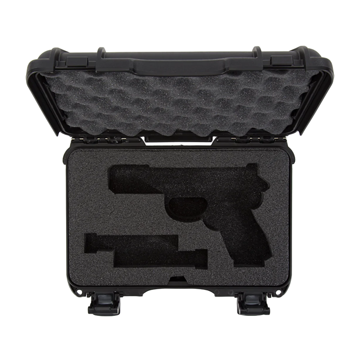 Durable Glock 17 storage case with foam padding and lockable design